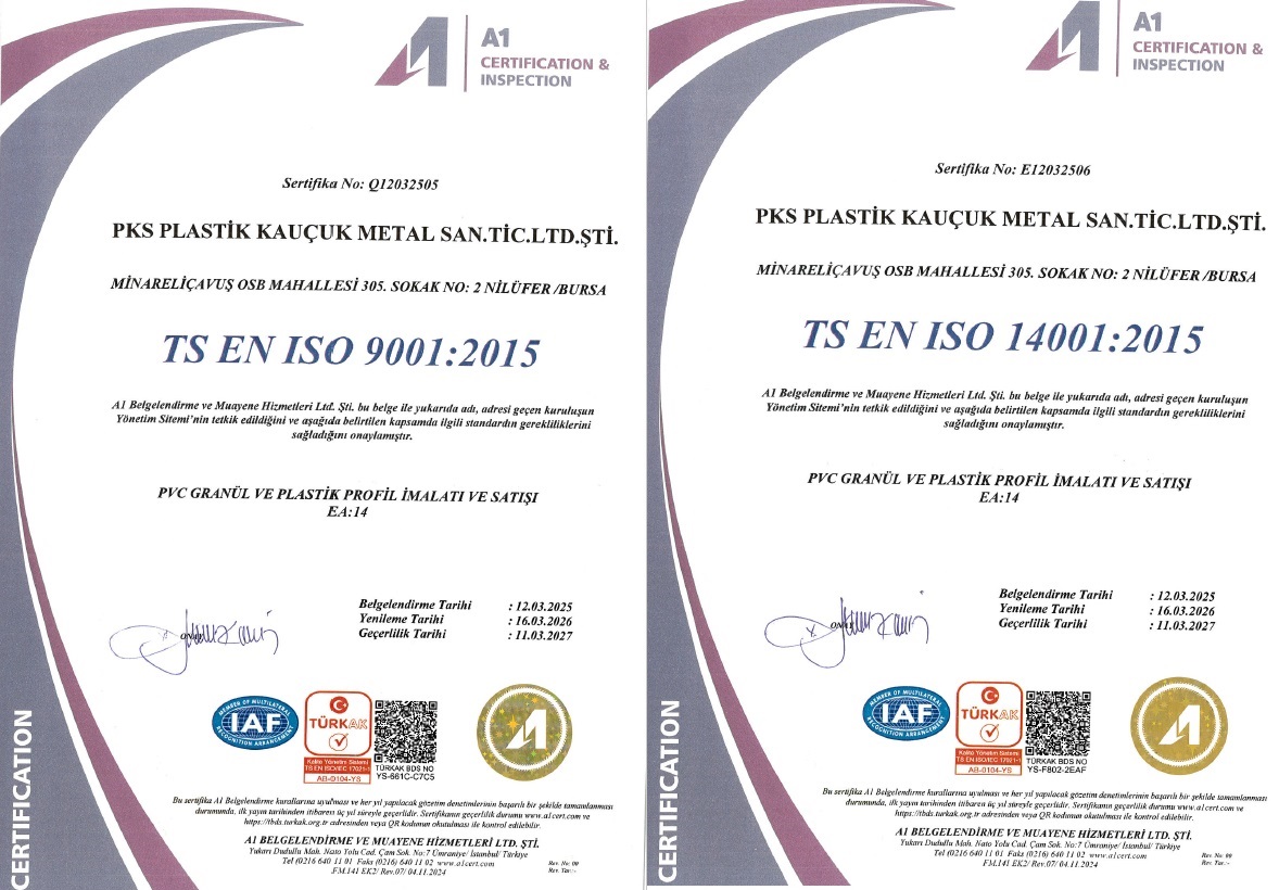 Quality Certificates
